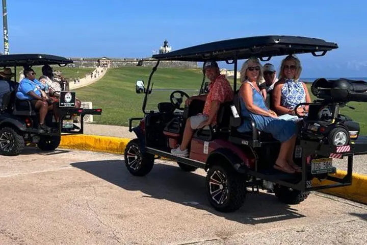 Riders on the El Morro grounds